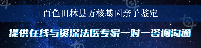 百色田林县万核基因亲子鉴定